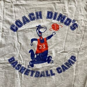 🏀🦖⛹️‍♀️ Coach Dino’s Basketball Camp Vintage LA 90’s Size XXL Shirt ⛹🏾‍♂️🦕🏀